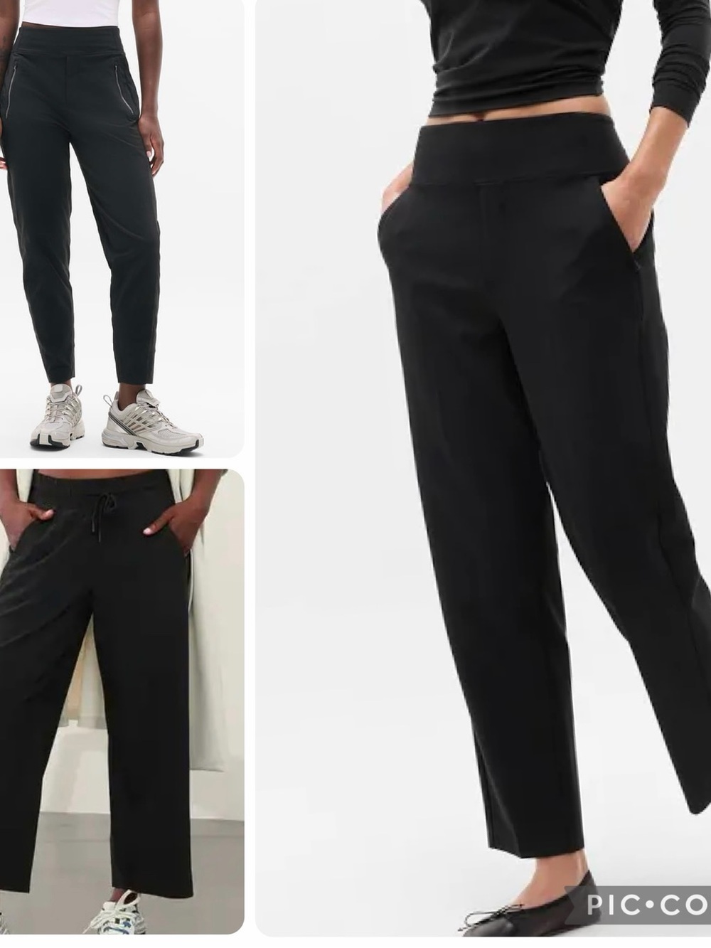 4 Pair of Athleta Pants Size 14 (styles in description)